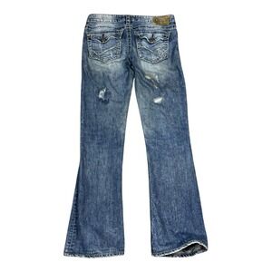 1921 Western Glove Works Medium Wash Bootcut Jeans Women's 28x34 (Fits 31x31)